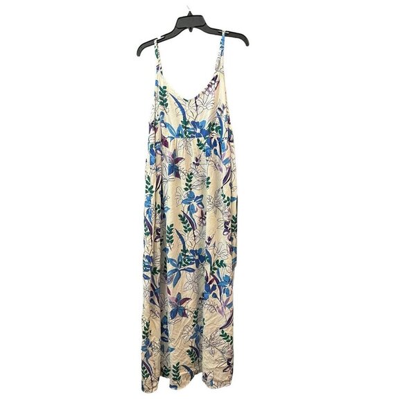 Tie-Back Woven Maxi Maternity Dress Isabel Maternity by Ingrid & Isabel White - Picture 1 of 5